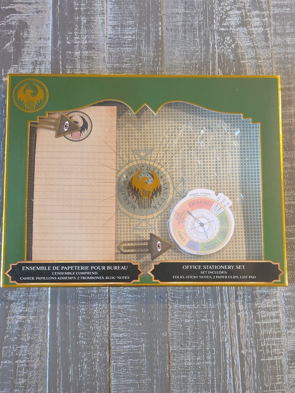 Wizarding World / Fantastic Beasts MACUSA Office Stationery Set, Loot Crate